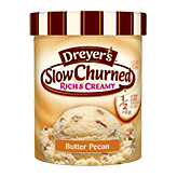 Edy's Slow Churned Butter Pecan Light Ice Cream Full-Size Picture